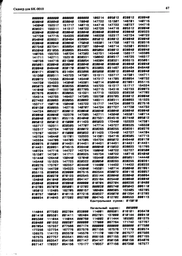 КулЛиб.   журнал «Информатика и образование» - Персональный компьютер БК-0010 - БК-0011м 1995 №03. Страница № 68