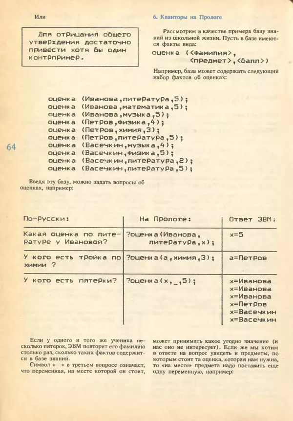 КулЛиб.   журнал «Информатика и образование» - Информатика и образование 1993 №02. Страница № 66