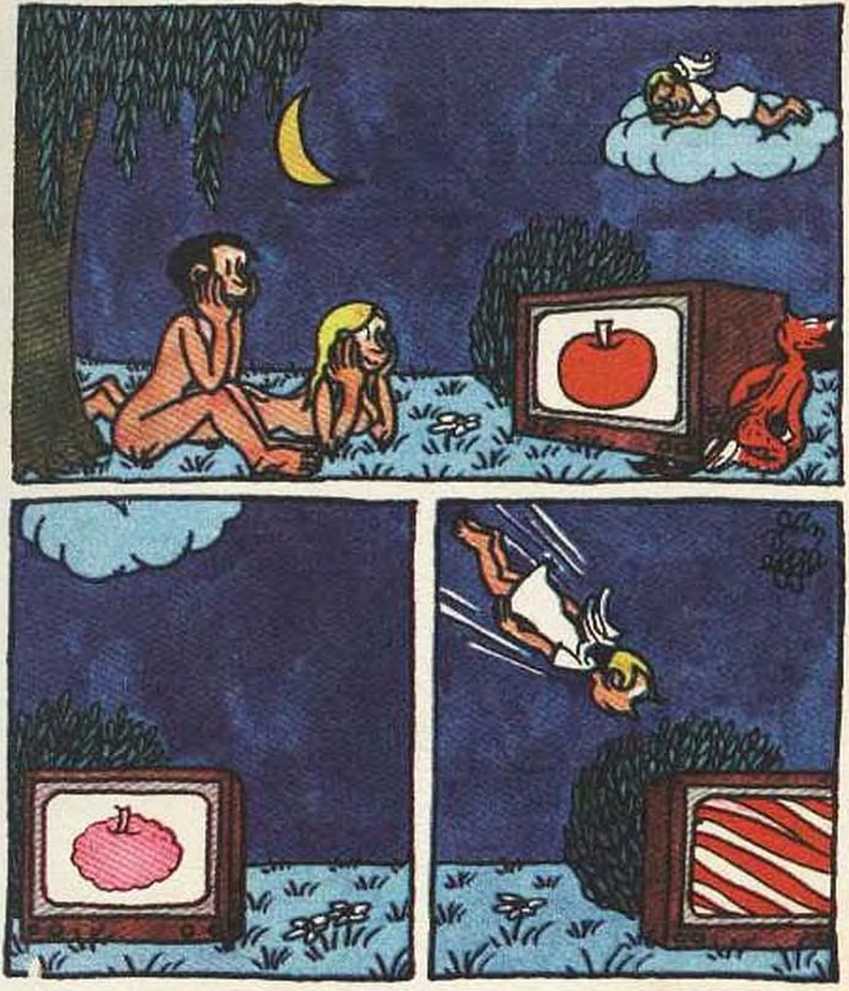 Любовь Адама и Евы. Жан Эффель. Иллюстрация 69