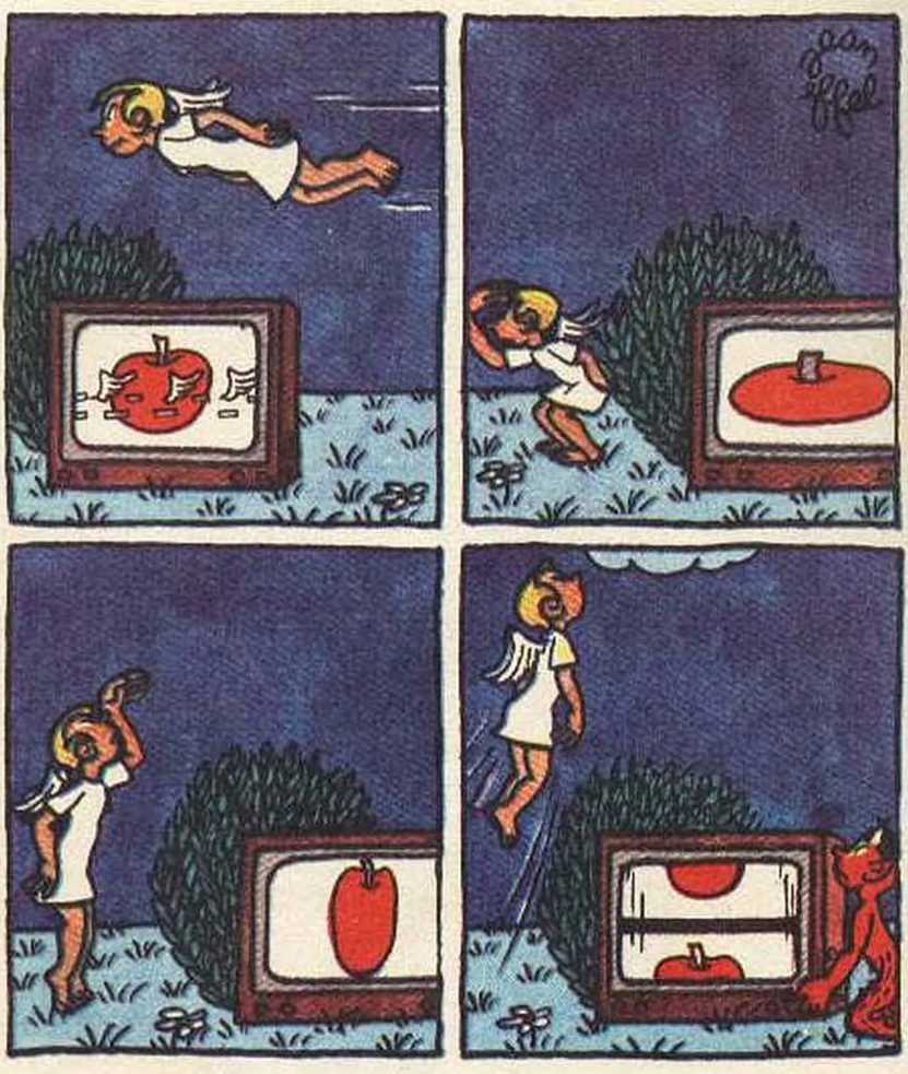 Любовь Адама и Евы. Жан Эффель. Иллюстрация 70