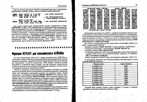 КулЛиб.   журнал «Информатика и образование» - Персональный компьютер БК-0010 - БК-0011м 1996 №01. Страница № 17