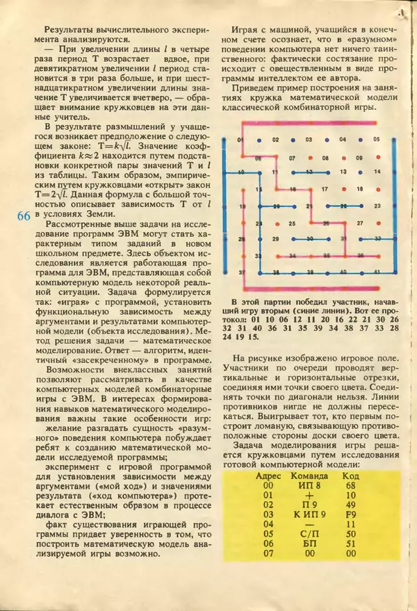 КулЛиб.   журнал «Информатика и образование» - Информатика и образование 1987 №04. Страница № 68