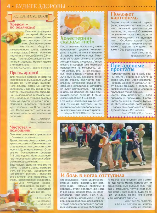 КулЛиб.   журнал Сваты на пенсии - Сваты на пенсии 2014 №3(03). Страница № 4