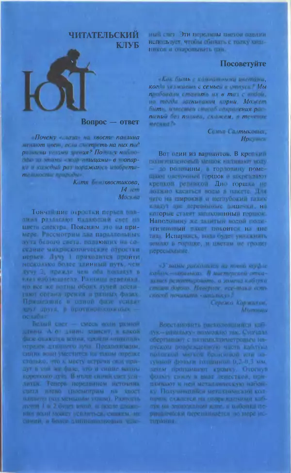 КулЛиб.   Журнал «Юный техник» - Юный техник, 1996 №10. Страница № 81