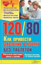 Книга - Елена Алексеевна Романова - 120/80. Как привести давление в норму без таблеток - читать