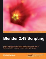 Книга - Michel  Anders - Написание скриптов для Blender 2.49 - читать