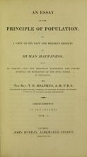 Книга - Томас Роберт Мальтус - Опыт о законе народонаселения - читать