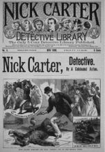 Книга - Ник  Картер - Человек-вампир - читать