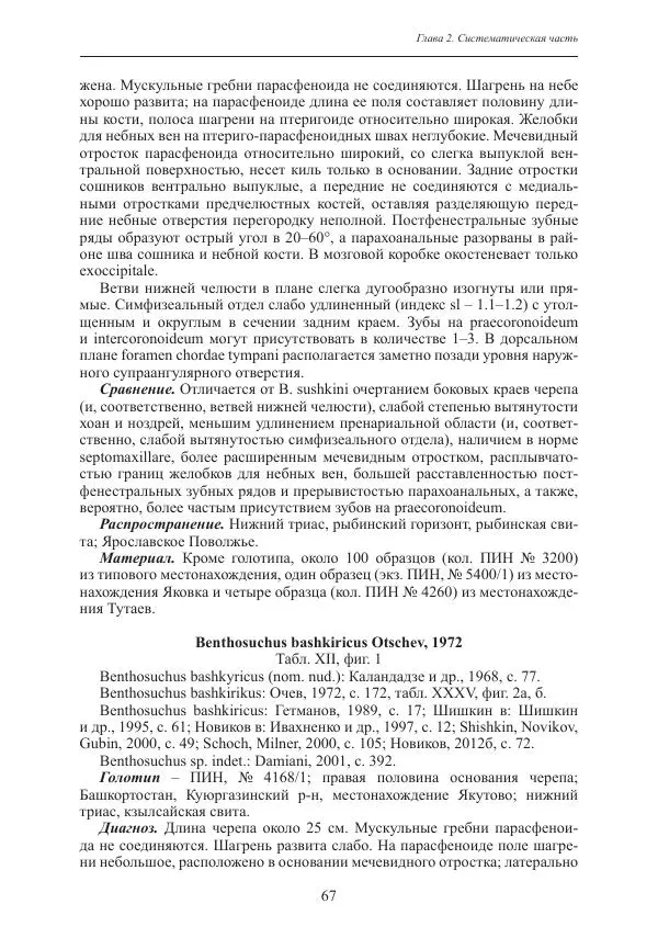 И. Новиков - Раннетриасовые амфибии Восточной Европы: эволюция доминантных групп и особенности смены сообществ - Страница № 67