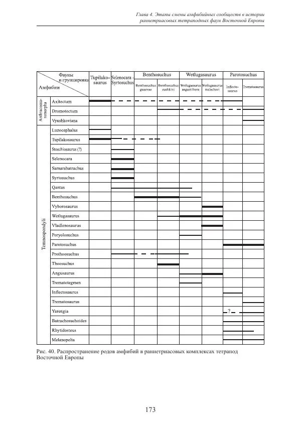 И. Новиков - Раннетриасовые амфибии Восточной Европы: эволюция доминантных групп и особенности смены сообществ - Страница № 173