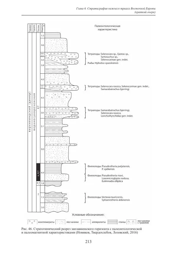 И. Новиков - Раннетриасовые амфибии Восточной Европы: эволюция доминантных групп и особенности смены сообществ - Страница № 213
