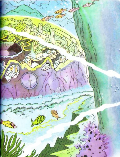 Таинственный подводный город (  Книжки для детей по Утиным историям) Иллюстрация 12