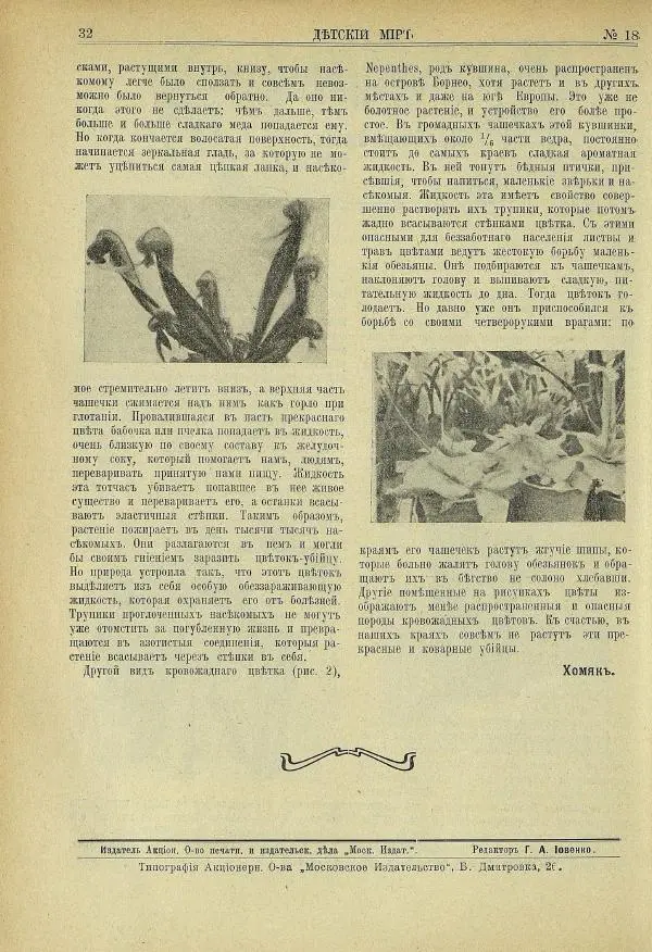  альманах «Детский мир» - Детский мир 1913 №18 - Страница № 34