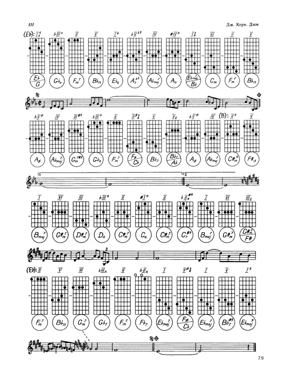 Владимир Манилов - Техника джазового аккомпанемента на шестиструнной гитаре. 2-е издание - Страница № 80