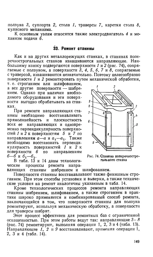 Говшия Пекелис - Технология ремонта металлорежущих станков - Страница № 150