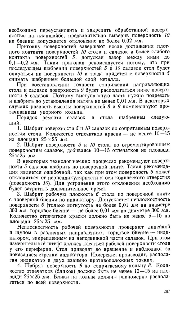 Говшия Пекелис - Технология ремонта металлорежущих станков - Страница № 288