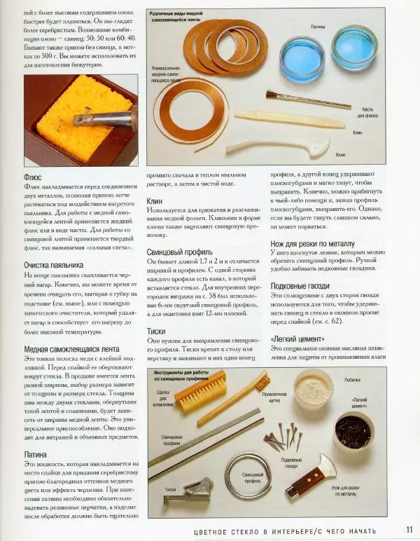 Линетт Ригли - Цветное стекло в интерьере. Практическое руководство - Страница № 12