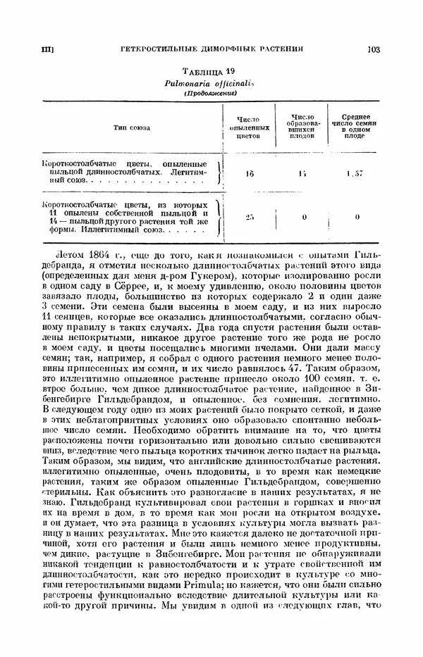 Чарльз Дарвин - Собрание сочинений в 9 томах. Том 7. Различные формы цветов. Насекомоядные растения - Страница № 103