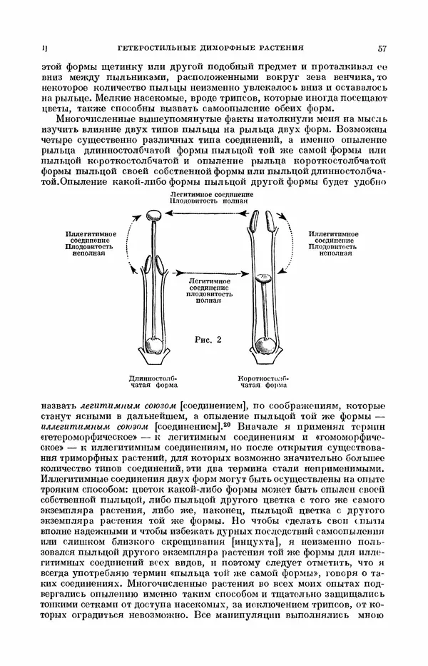 Чарльз Дарвин - Собрание сочинений в 9 томах. Том 7. Различные формы цветов. Насекомоядные растения - Страница № 57