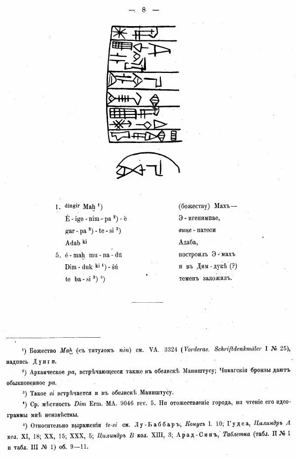Владимир Шилейко - Вотивныя надписи шумерiйскихъ правителей - Страница № 44