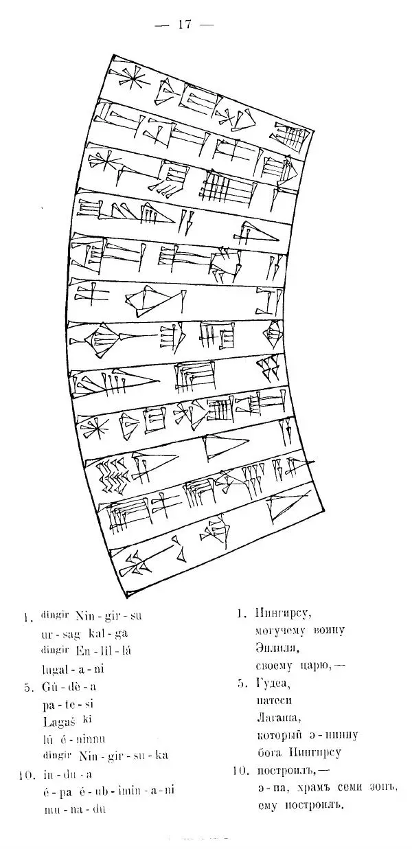 Владимир Шилейко - Вотивныя надписи шумерiйскихъ правителей - Страница № 56