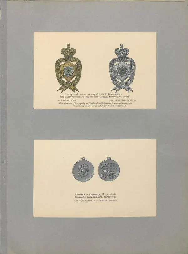  Автор неизвестен - Нагрудные знаки и жетоны гвардии. Альбом - Страница № 11