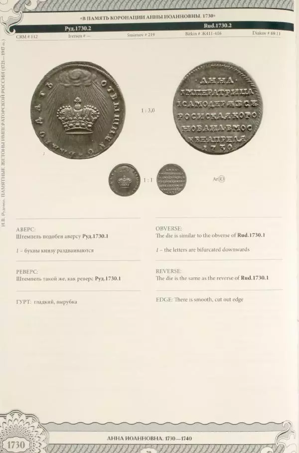 И. Руденко - Памятные жетоны императорской России 1721-1917 гг - Страница № 71