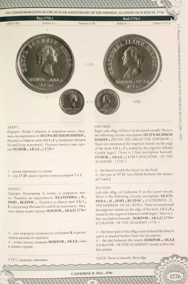 И. Руденко - Памятные жетоны императорской России 1721-1917 гг - Страница № 156
