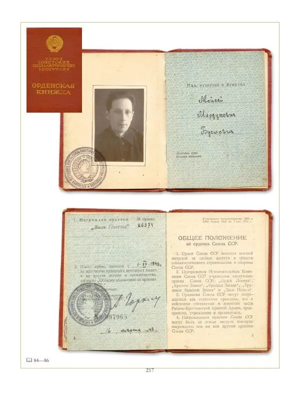 Коллектив авторов - Ордена и медали СССР - Страница № 217 Коллектив авторов - Ордена и медали СССР - Страница № 217