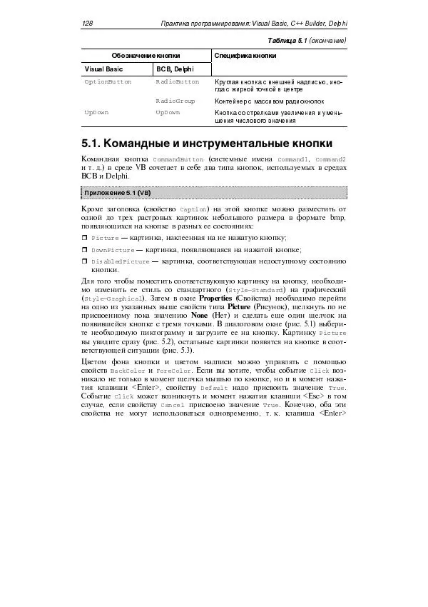 Юлий Кетков - Практика программирования Visual Basic, C++ Builder, Delphi - Страница № 134