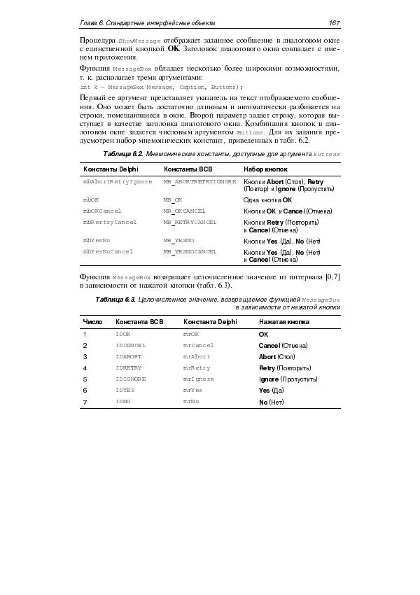 Юлий Кетков - Практика программирования Visual Basic, C++ Builder, Delphi - Страница № 172