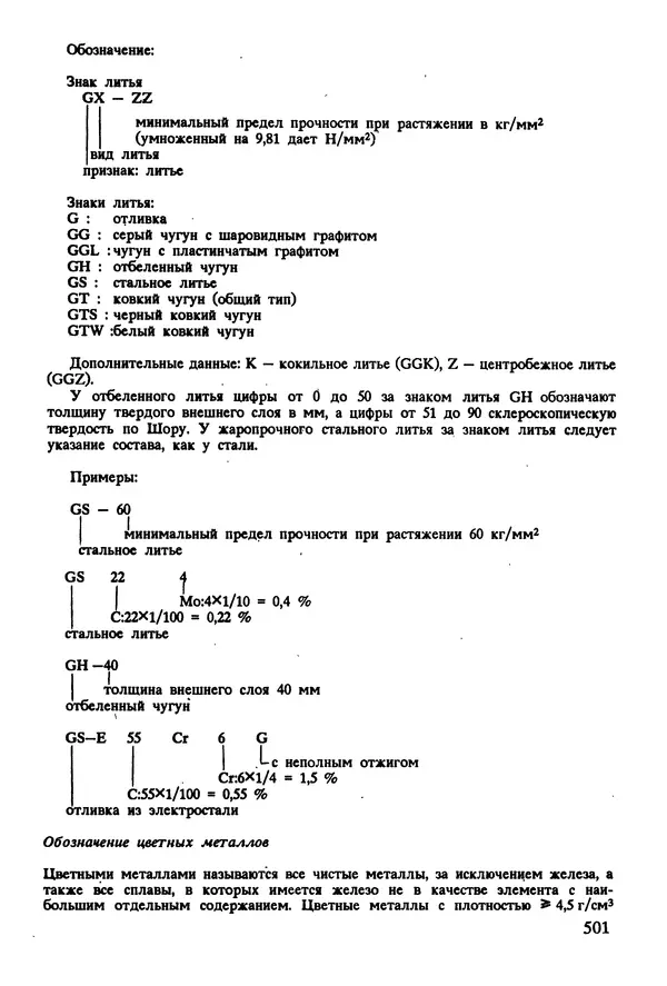 К. Шмитт-Томас - Металловедение для машиностроения. Справочник - Страница № 501