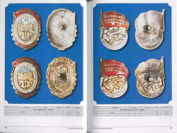 А. Зак - Уральский фотокаталог советской фалеристики. Часть 2 - Страница № 40