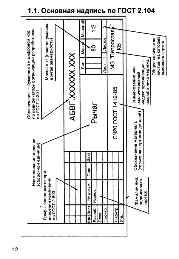 Е. Шевченко - Чтение машиностроительных чертежей. Справочное пособие - Страница № 13