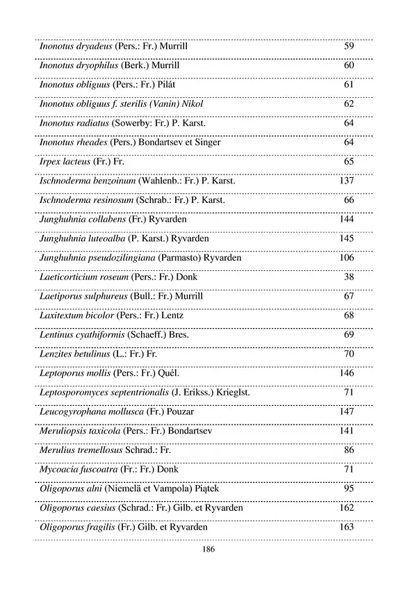  Коллектив авторов - Атлас-определитель дереворазрушающих грибов лесов Русской равнины - Страница № 188