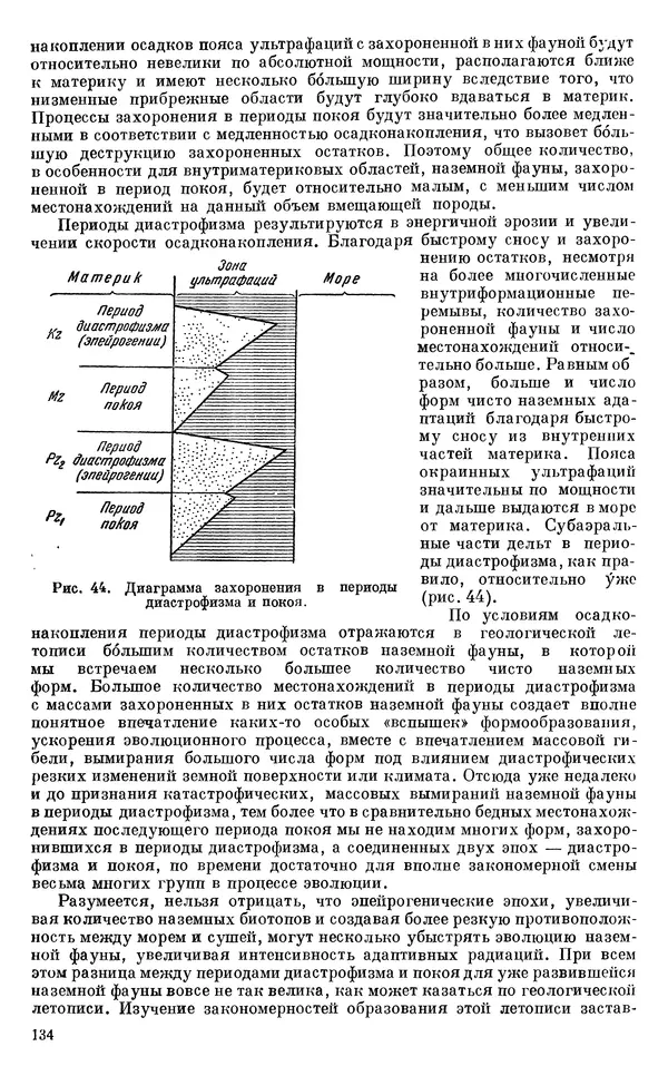 Иван Ефремов - Тафономия и геологическая летопись. Книга 1. Захоронение наземных фаун в палеозое - Страница № 134