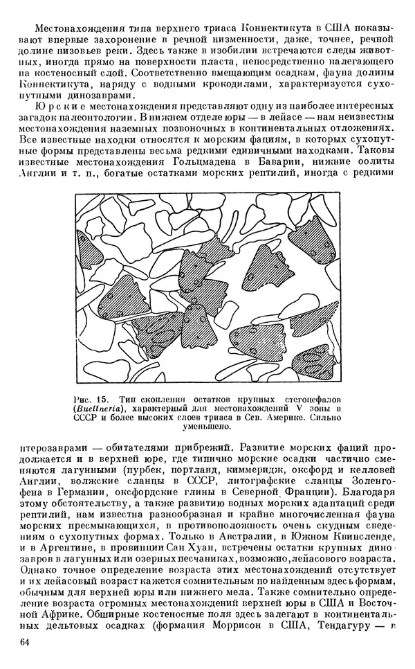 Иван Ефремов - Тафономия и геологическая летопись. Книга 1. Захоронение наземных фаун в палеозое - Страница № 64