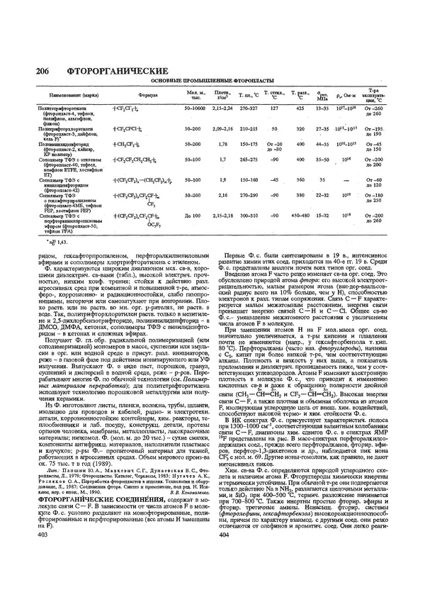 Автор неизвестен - Энциклопедия - Химическая энциклопедия в 5-ти томах. Том 5. ТРИ-ЯТР - Страница № 206