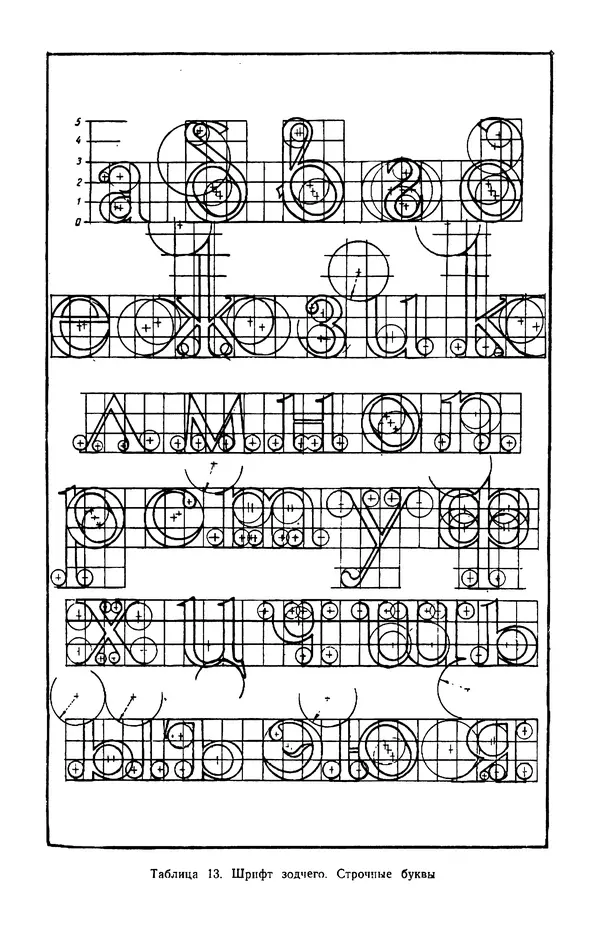КулЛиб. Т. И. Куцын - Начертание шрифтов. Пособие для архитекторов и инженеров (неполное). Страница № 57
