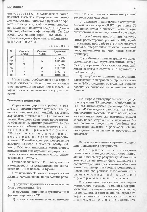 КулЛиб.   журнал «Информатика и образование» - Информатика и образование 1994 №06. Страница № 25