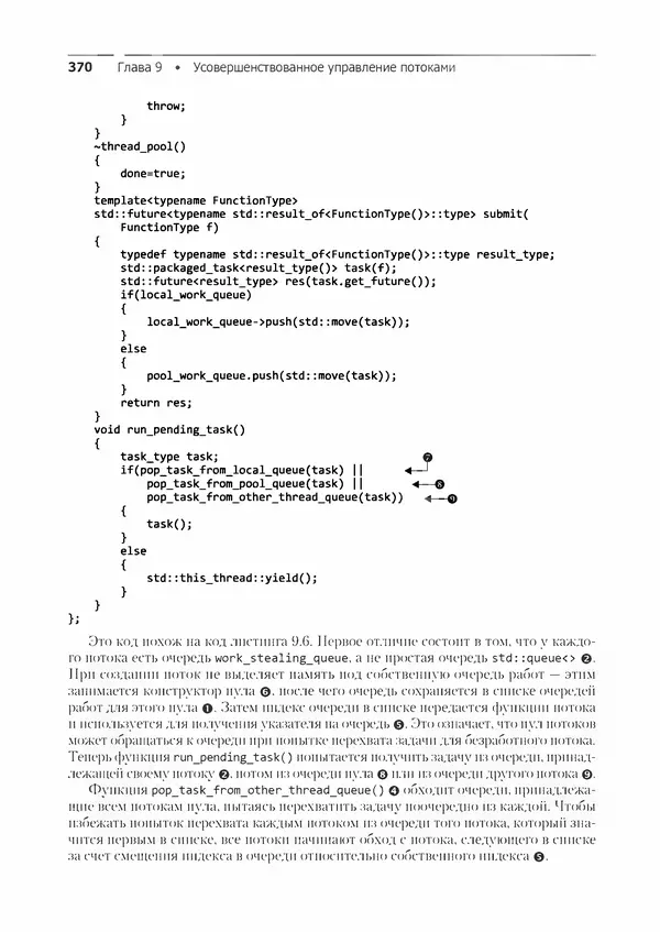 КулЛиб. Энтони  Уильямс - C++. Практика многопоточного программирования. Страница № 370