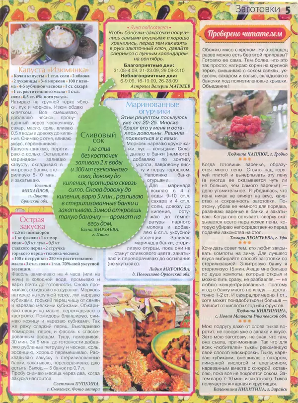 КулЛиб.   журнал Сваты на кухне - Сваты на кухне 2015 №8(10). Страница № 5