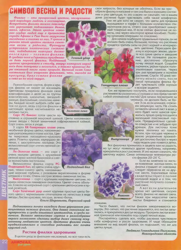 КулЛиб.   журнал Дом и сад для души - Дом и сад для души 2013 №05(65). Страница № 22