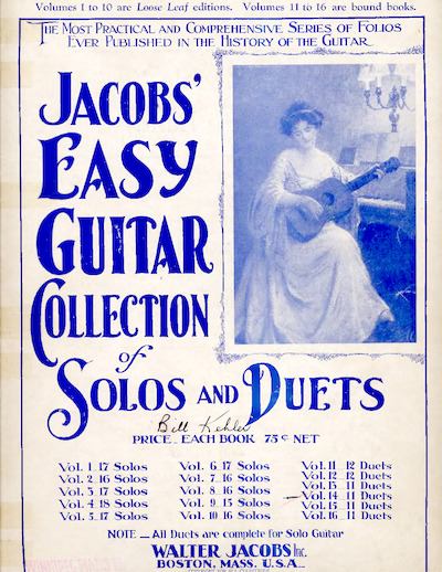 Jacobs' Easy Guitar Collection of Solos and Duets. Vol. 12. 12 Duets (djvu)